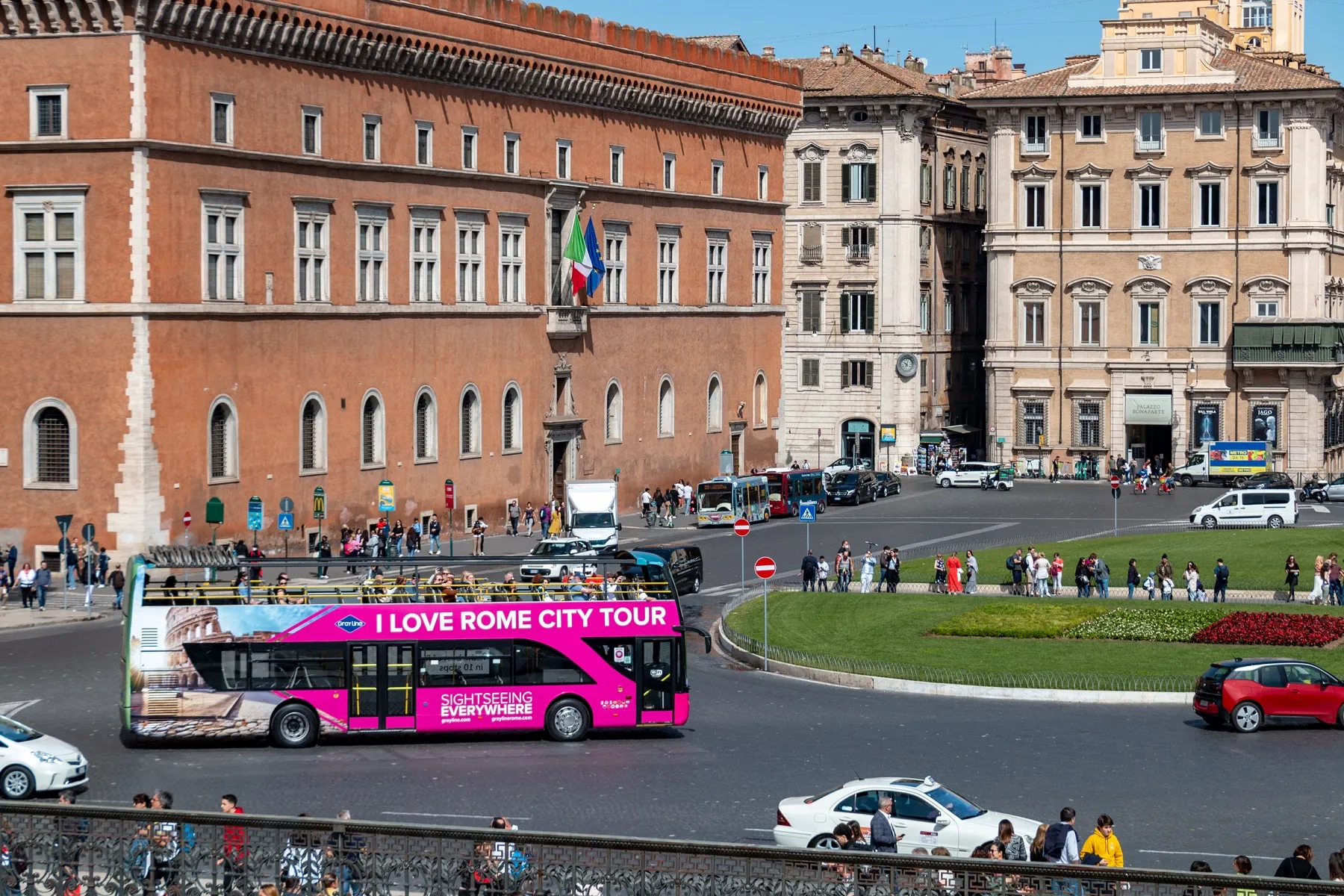 Bus Turístico "I Love Rome" - 1 Vuelta (No Hop on Hop off)