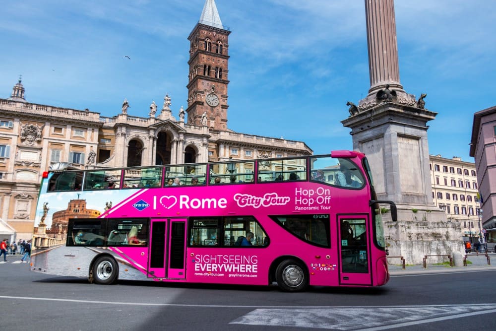 Bus Turístico "I Love Rome" Hop on Hop off  (Ticket 24/48 h)