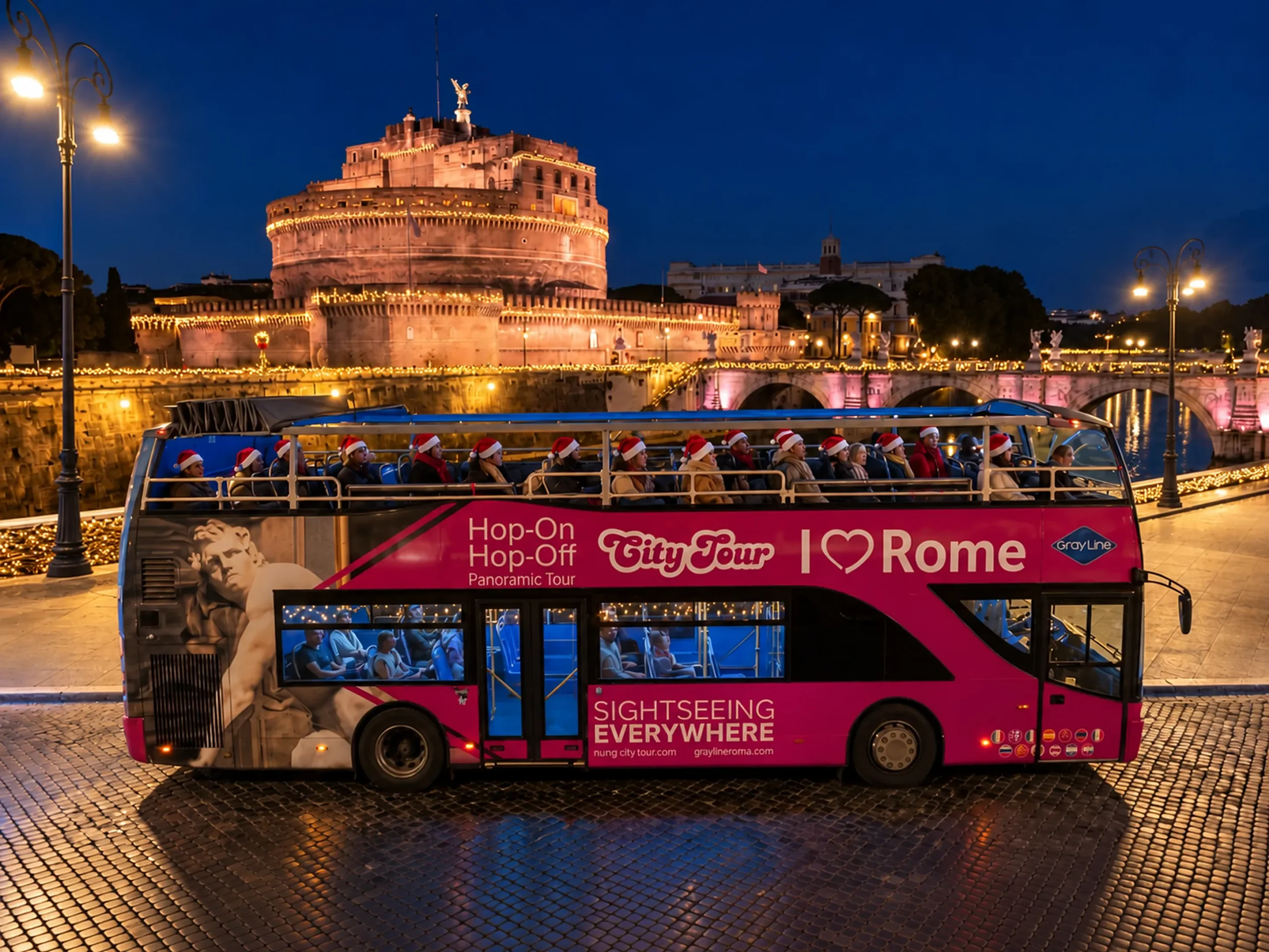 Christmas Bus Tour I Love Rome